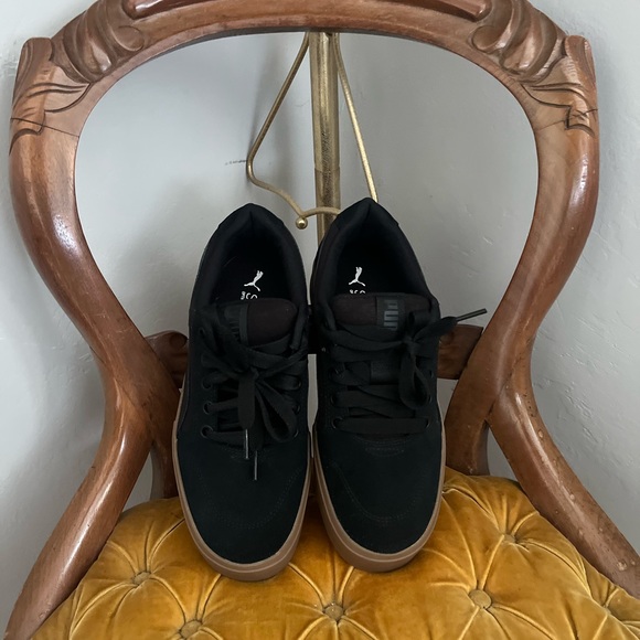 Puma Black Rubber Soled Soft Foam ~ Size 8 - Picture 7 of 7